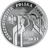 Obverse 10 Zlotych 2008 MW ET Siberian Exiles
