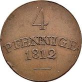 Reverse 4 Pfennig 1812
