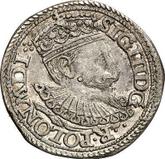 Obverse 3 Groszy (Trojak) 1596 IE Olkusz Mint