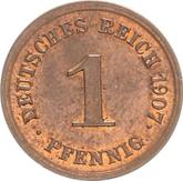 Obverse 1 Pfennig 1907 E