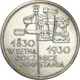 Reverse 5 Zlotych 1930 WJ Standards