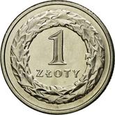 Reverse 1 Zloty 2008 MW