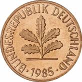 Reverse 2 Pfennig 1985 F
