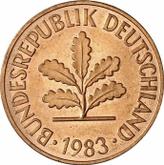 Reverse 2 Pfennig 1983 G