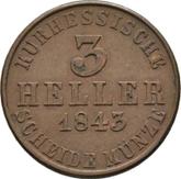 Reverse 3 Heller 1843