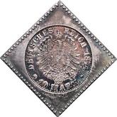 Reverse 10 Mark 1874 E Saxony