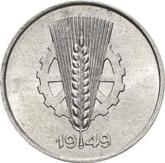 Reverse 1 Pfennig 1949 E