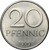 Obverse 20 Pfennig 1969