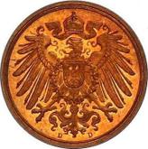 Reverse 1 Pfennig 1914 D