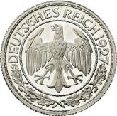 Obverse 50 Reichspfennig 1927 F