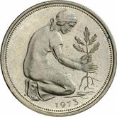 Reverse 50 Pfennig 1973 G