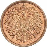 Reverse 1 Pfennig 1891 A
