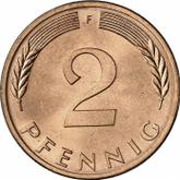Obverse 2 Pfennig 1977 F