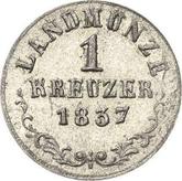 Reverse Kreuzer 1837 K