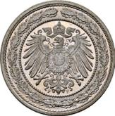 Reverse 20 Pfennig 1892 F