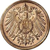 Reverse 1 Pfennig 1891 F