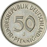 Obverse 50 Pfennig 1991 J
