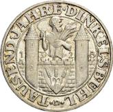 Obverse 3 Reichsmark 1928 D Dinkelsbühl