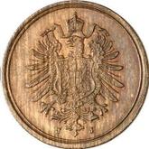 Reverse 1 Pfennig 1876 J