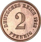Obverse 2 Pfennig 1913 E