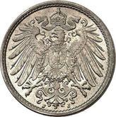 Reverse 10 Pfennig 1903 J
