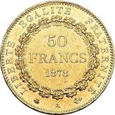 Reverse 50 Francs 1878 A