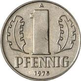 Reverse 1 Pfennig 1975 A
