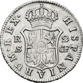 Reverse 2 Reales 1778 S CF