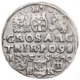 Reverse 3 Groszy (Trojak) 1598 IF SC HR Bydgoszcz Mint