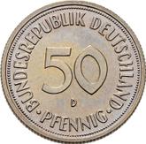 Obverse 50 Pfennig 1950 D