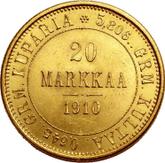 Reverse 20 Mark 1910 L