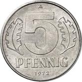 Obverse 5 Pfennig 1972 A