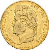 Obverse 20 Francs 1845 W