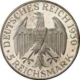 Obverse 5 Reichsmark 1930 F Zeppelin