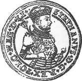 Obverse 10 Ducat (Portugal) 1586 Riga