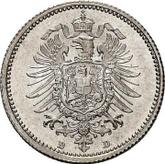 Reverse 20 Pfennig 1873 D