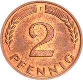Obverse 2 Pfennig 1964 F