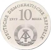 Reverse 10 Mark 1979 Ludwig Feuerbach