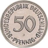 Obverse 50 Pfennig 1967 J