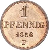 Reverse 1 Pfennig 1856 F