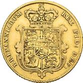 Reverse Half Sovereign 1827