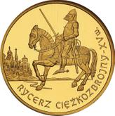 Reverse 200 Zlotych 2007 MW The Mounted Knight