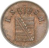 Obverse 1 Pfennig 1854 F