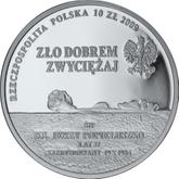 Obverse 10 Zlotych 2009 MW 25th Anniversary of the Death of Father Jerzy Popiełuszko