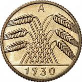 Reverse 10 Reichspfennig 1930 A