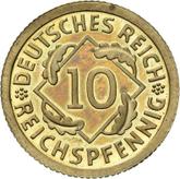 Obverse 10 Reichspfennig 1931 F