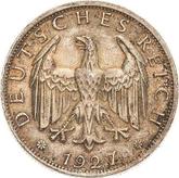 Obverse 2 Reichsmark 1927 F