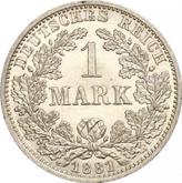 Obverse 1 Mark 1881 A