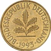 Reverse 5 Pfennig 1993 D