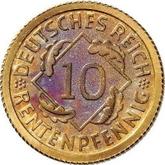Obverse 10 Rentenpfennig 1924 F